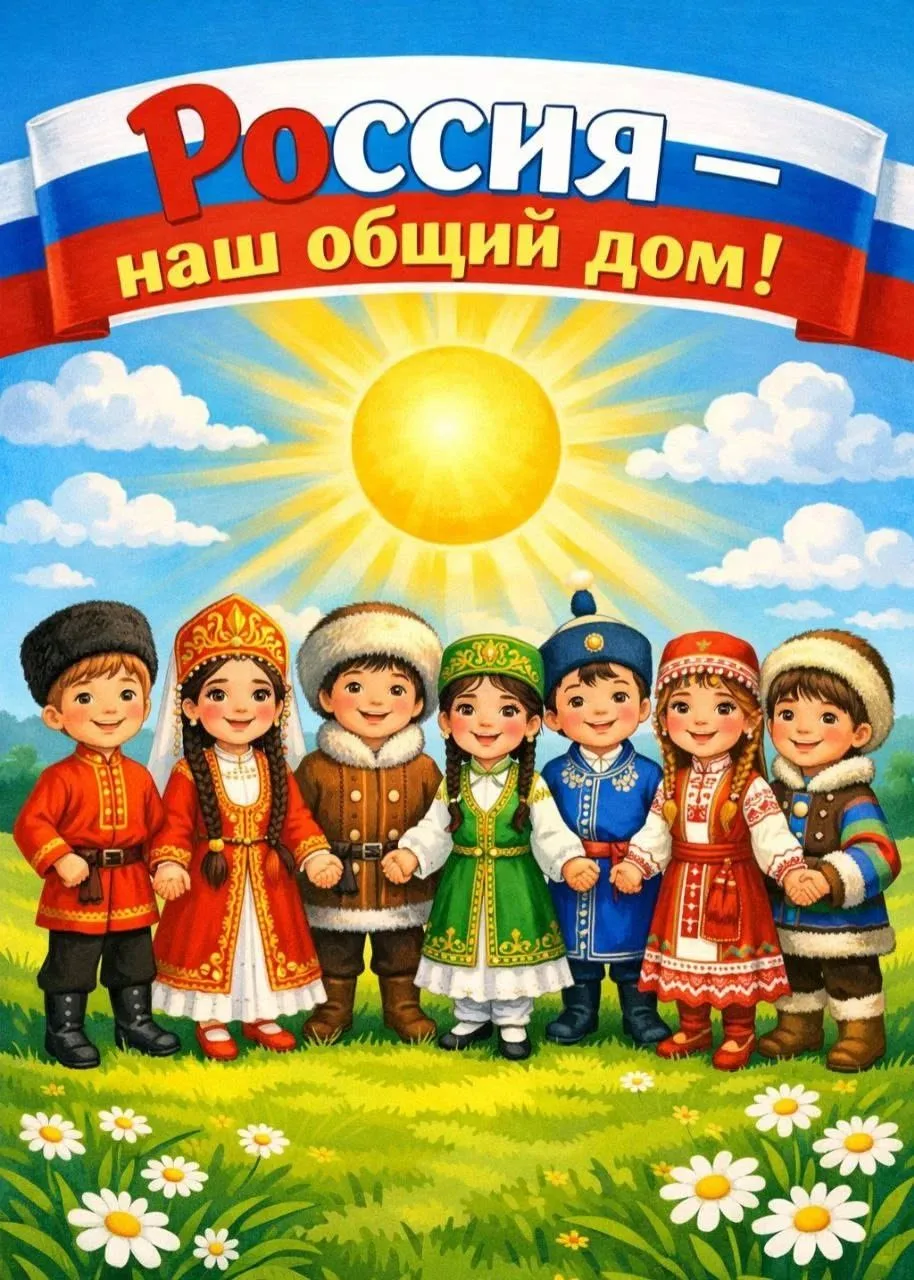Занятие на тему «Народы России» в средней группе детского сада решает сразу несколько в...