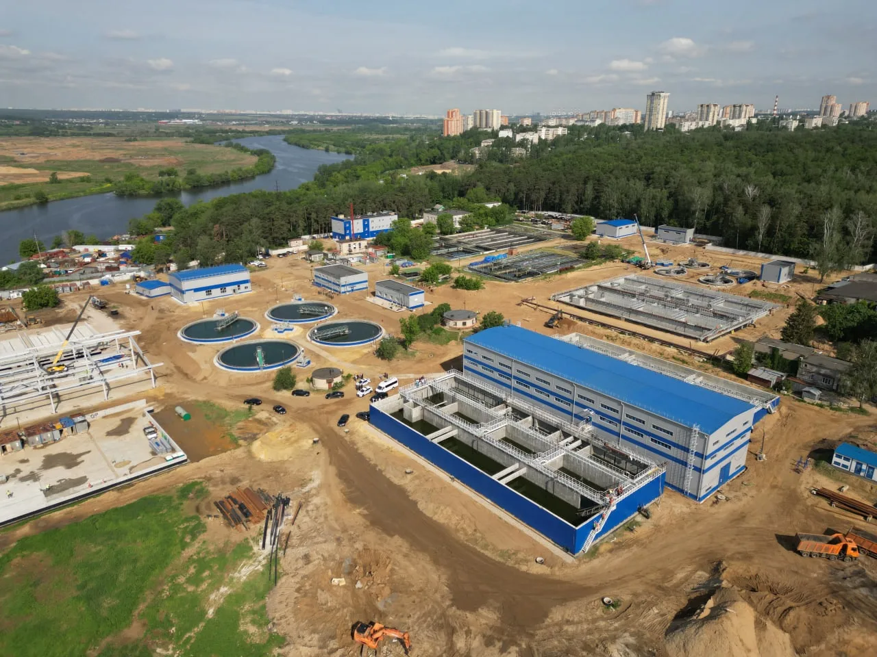 В Подмосковье реализуется масштабная программа обновления очистных сооружений.