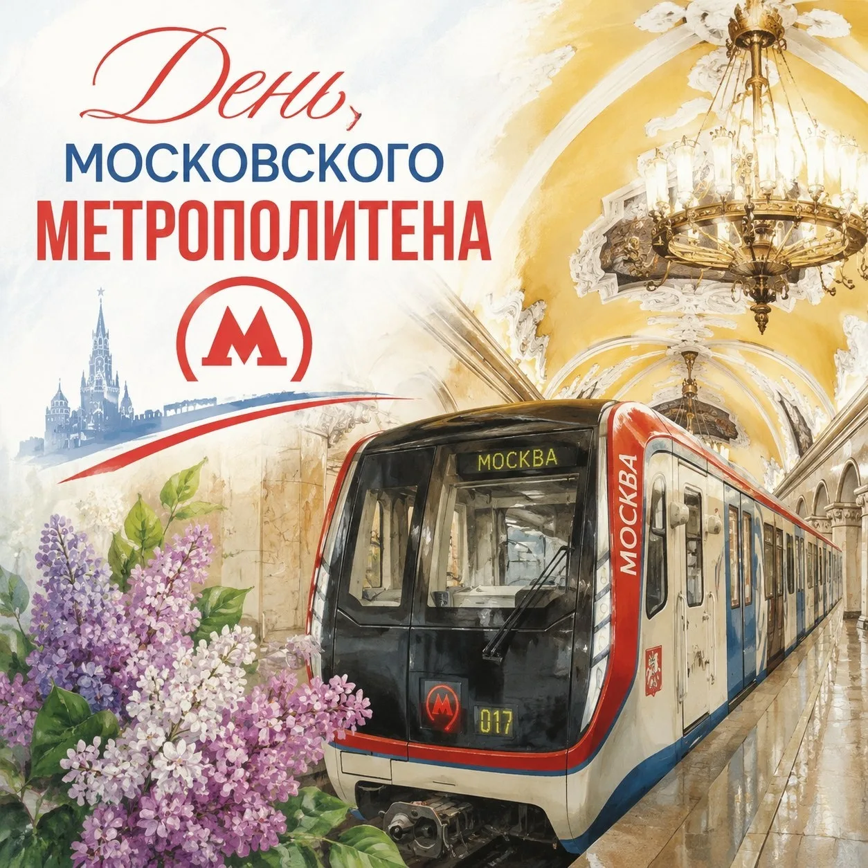 🚇✨ 15 мая — День московского метрополитена  15 мая 1935 года была открыта первая линия метро, котора