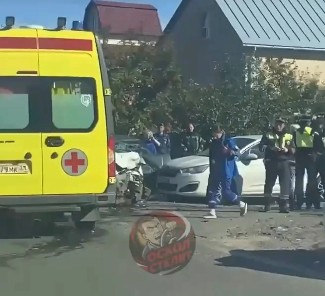 🚔Серьезное ДТП на ул. Мирная