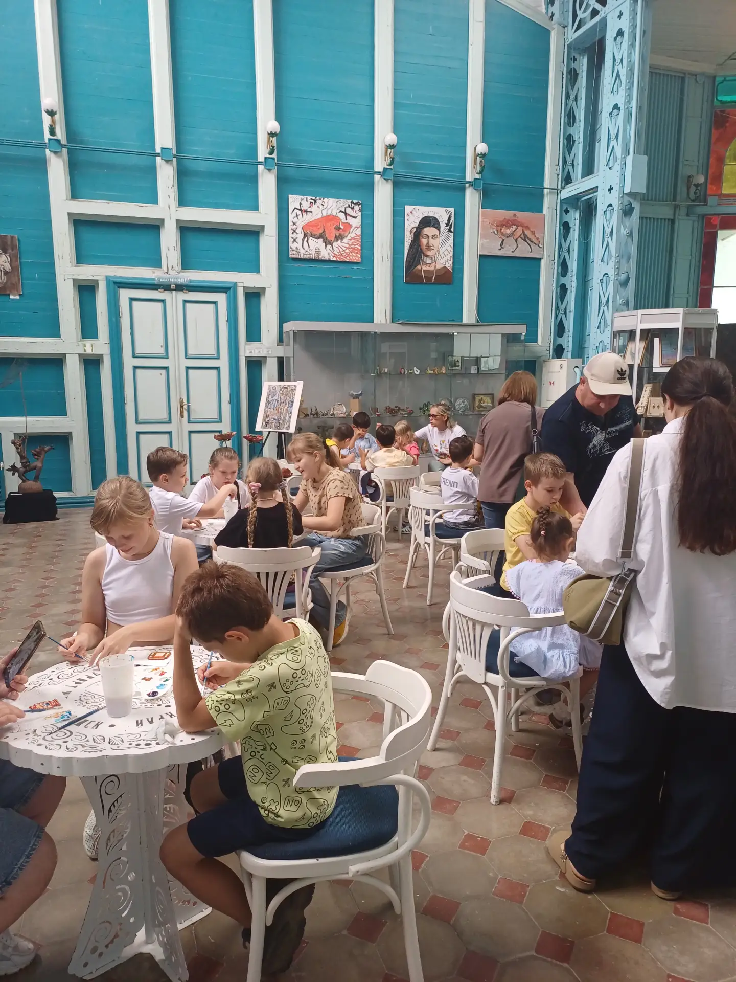 Сегодня в Пушкинской галерее для жителей и гостей города-курорта Железноводска, прошел мастер-класс 