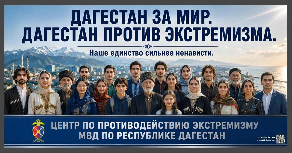 ❗Дагестан за мир!
‼️Дагестан против терроризма!