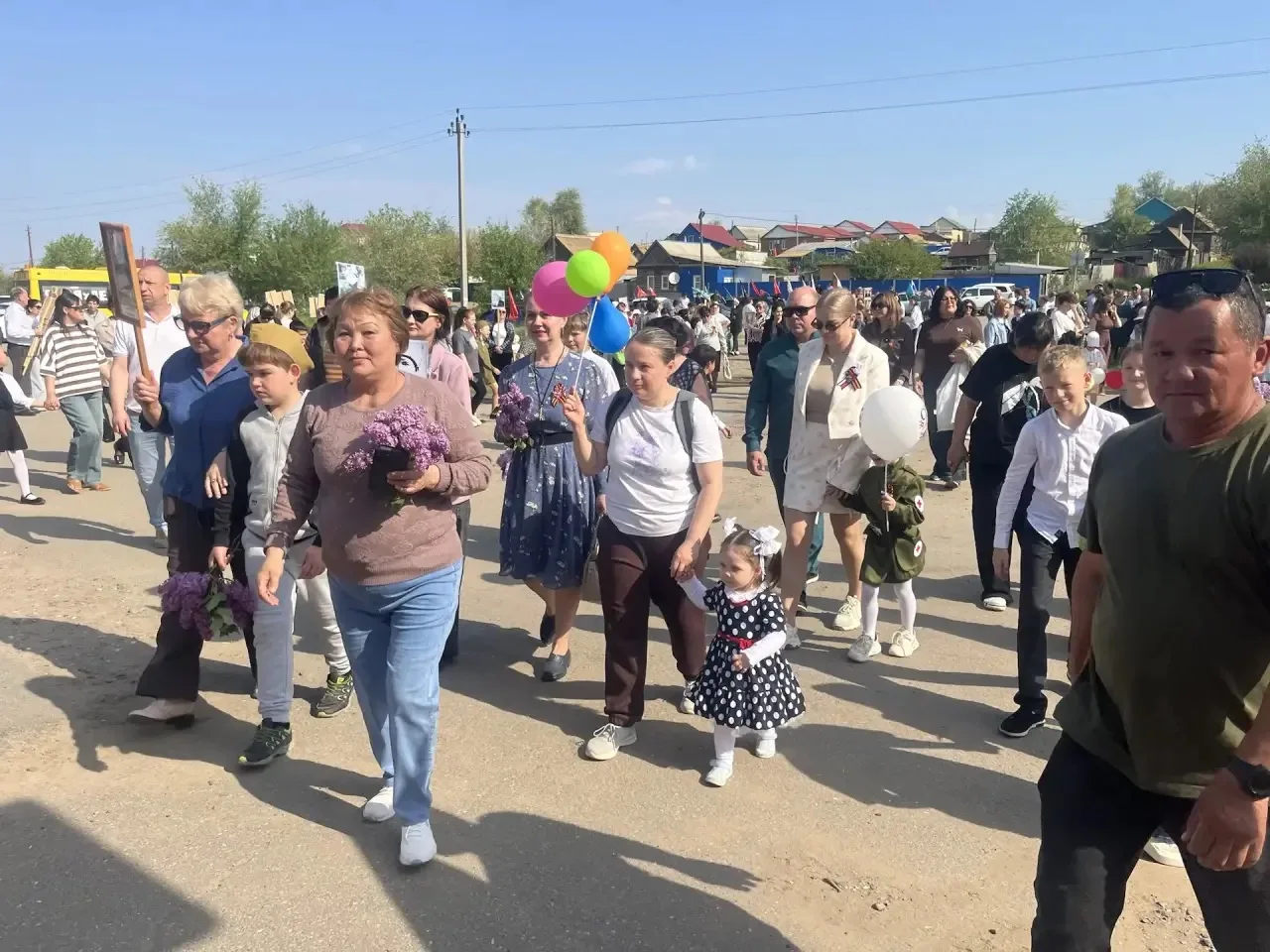 В селе Сасыколи торжественно отметили 81-ю годовщину Великой Победы