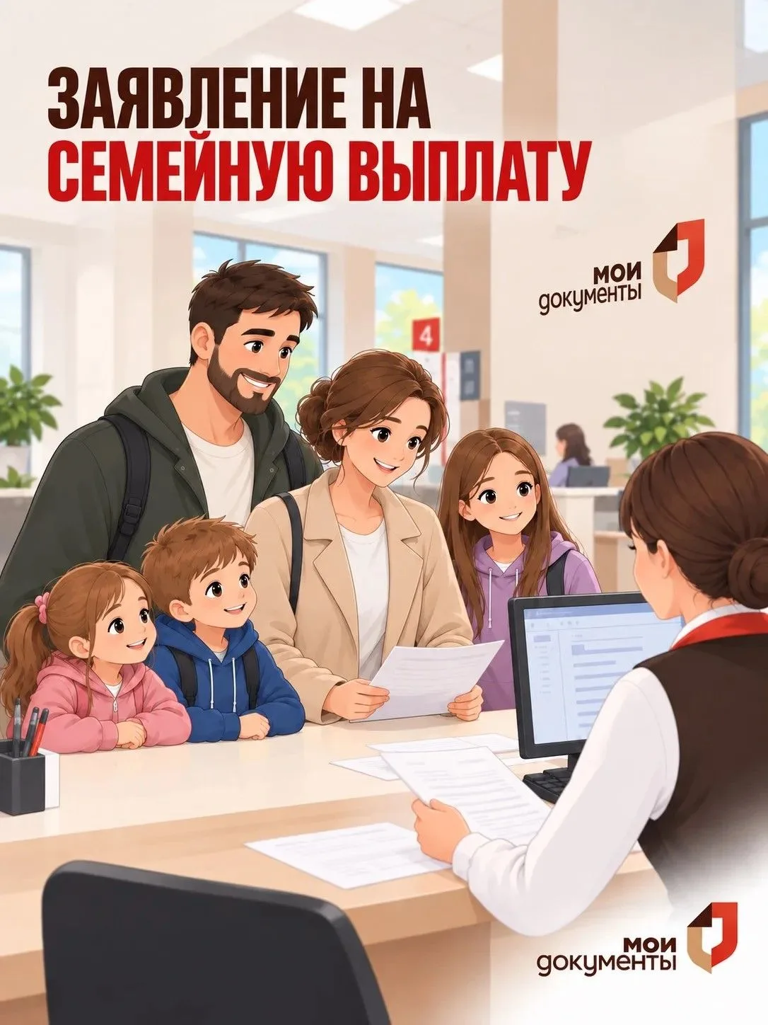 📌 Напоминаем о возможности подать заявление на семейную выплату