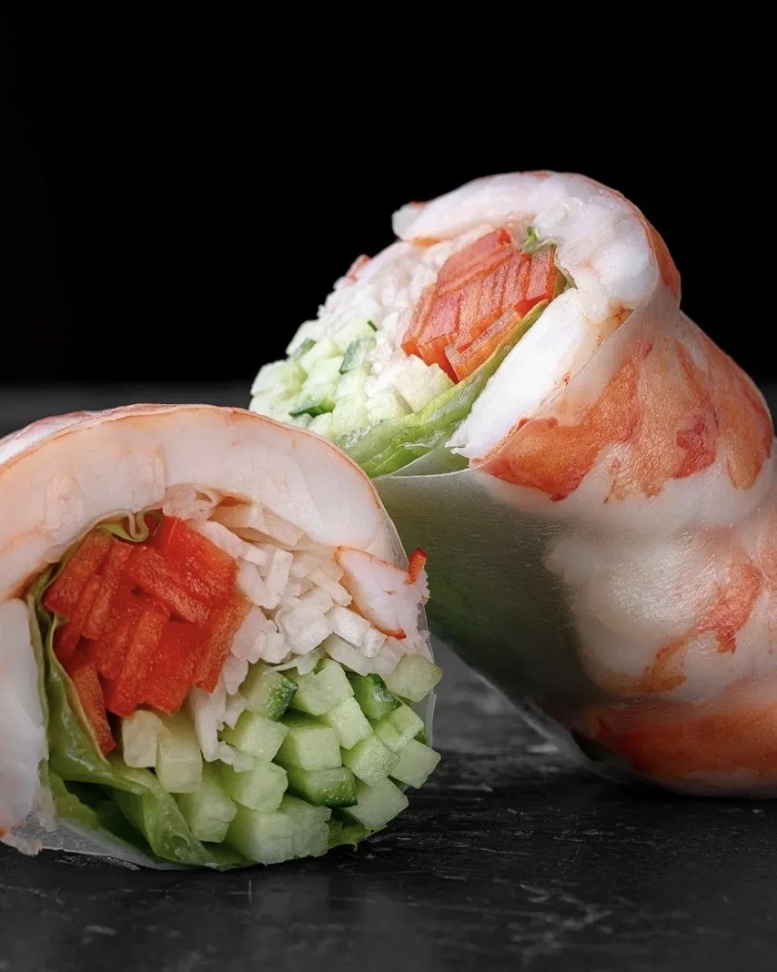 Вкус весны. Спринг ролл с креветкой. Когда хочется легкого кайфа, чтобы без лишнего и с...
