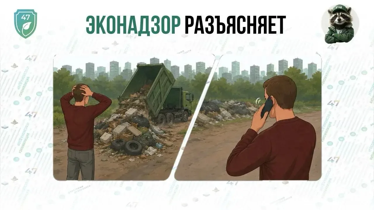 ЭКОНАДЗОР ЛЕНИНГРАДСКОЙ ОБЛАСТИ РАЗЪЯСНЯЕТ