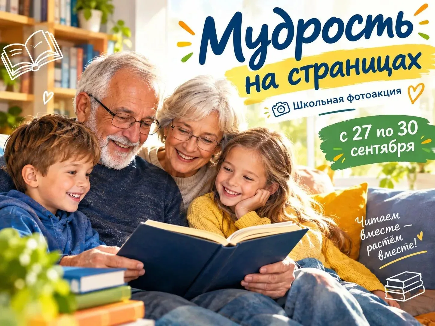 📖 Фотоакция «Мудрость на страницах» завершена! Создали историю вместе!