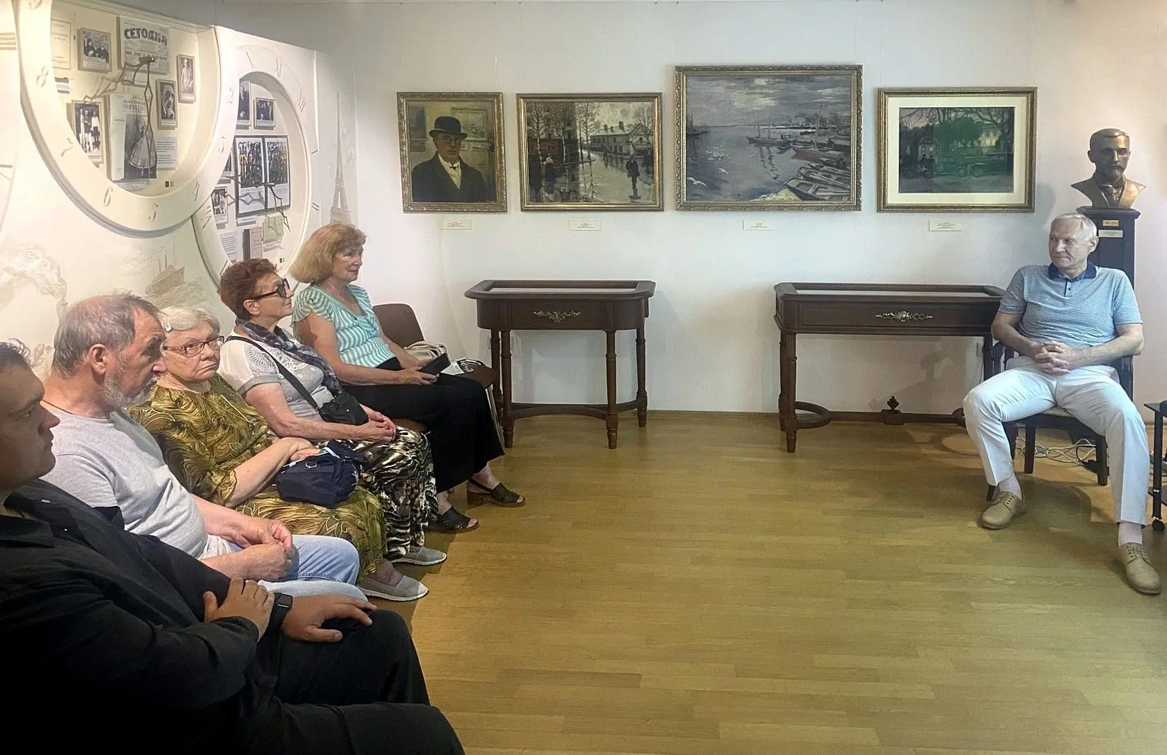 🖼 В Музее И.А. Бунина состоялся квартирник, посвящённый многолетней дружбе живописца П...