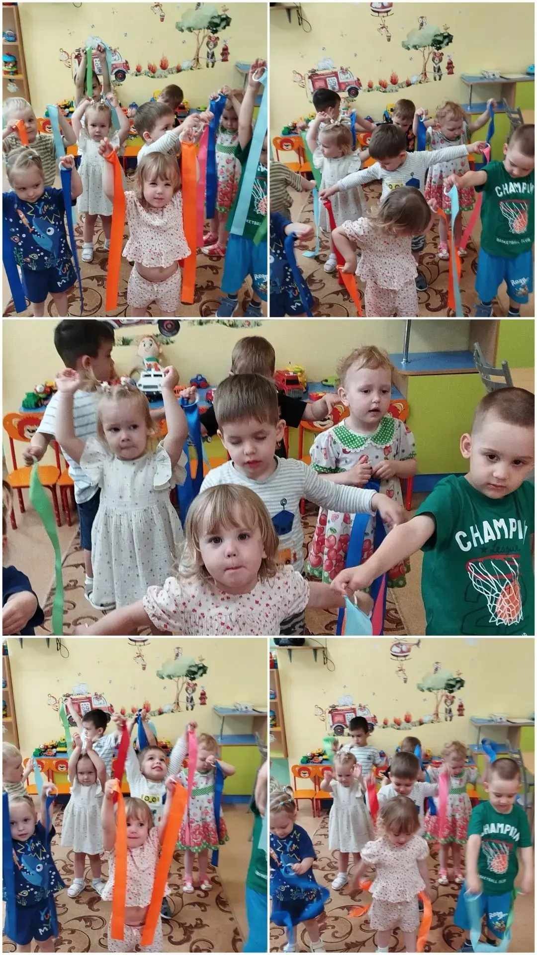 🌈🏁 УТРЕННЯЯ ЗАРЯДКА В ЯСЕЛЬКАХ — ЭТО ПРАЗДНИК! 🎉✨

☀️💛ясельные группы устроили настоящий парад д