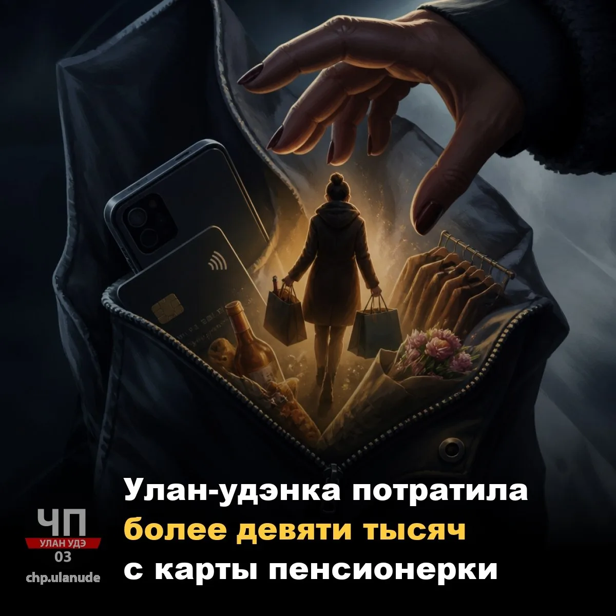 Улан-удэнка потратила более девяти тысяч с карты пенсионерки