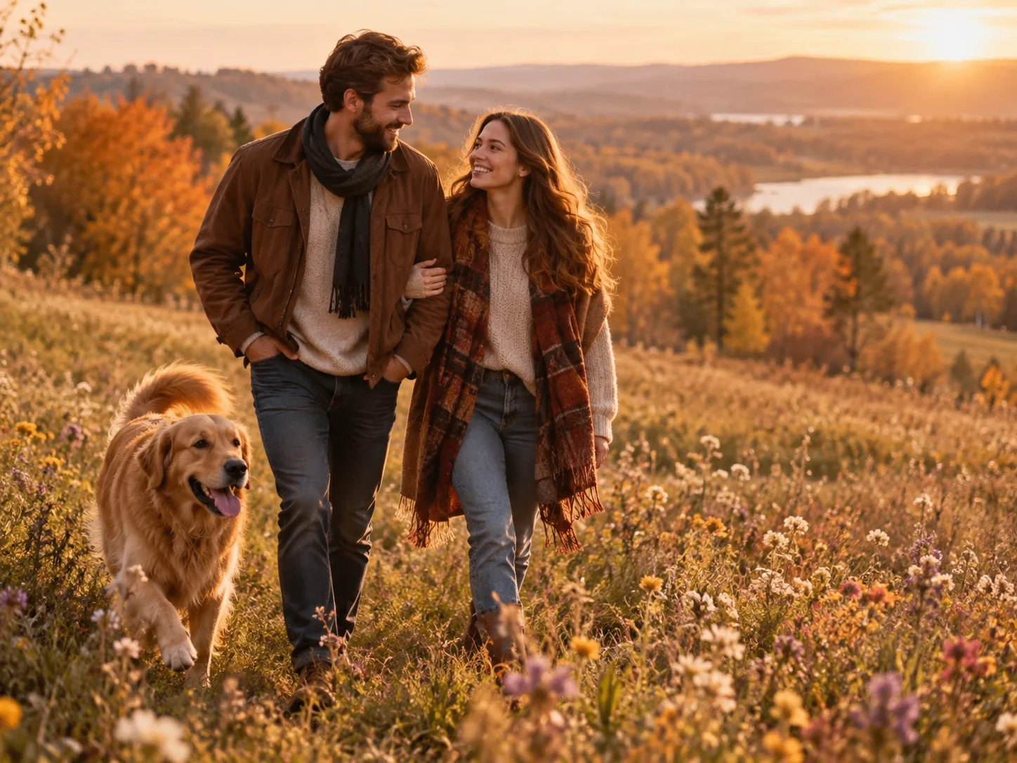🍂 Промт дня: осенняя прогулка с любимыми