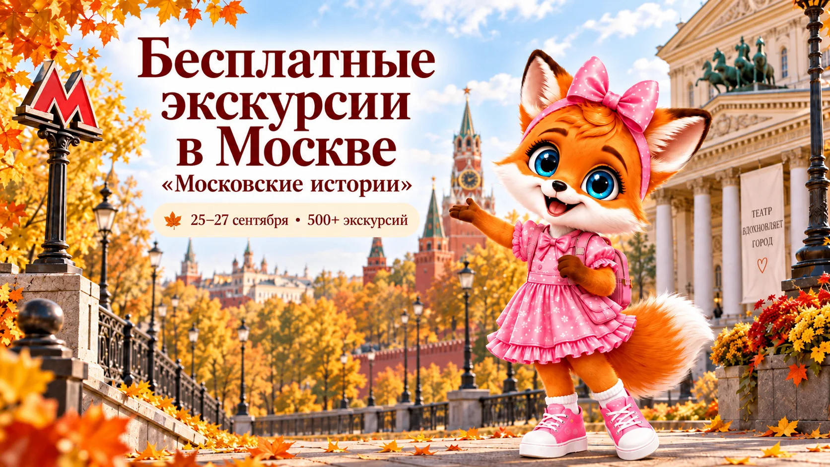 🍂 Всемирный день туризма — отличный повод снова влюбиться в Москву 🚶‍♂️
