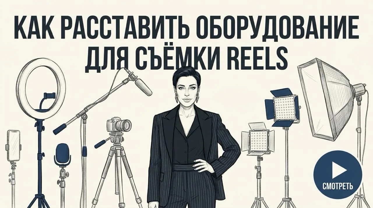 ЧТО НУЖНО ДЛЯ СЪЁМКИ REELS?🧐

Дорогие мои, вчера говорили про суфлёры - делала обзор популярных при