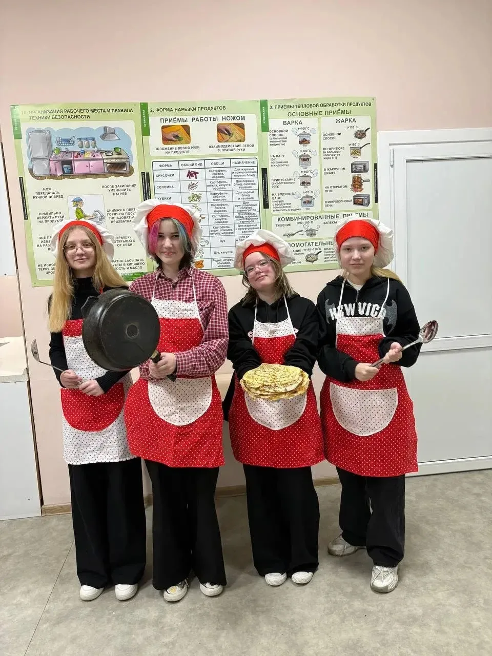 🥞 Масленичная неделя в нашей школе началась вкусно и тепло! ☀️ В честь начала Масленицы учитель труд