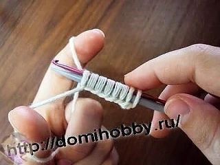 Век вяжи — век учись! Красивый наборный край с фестонами