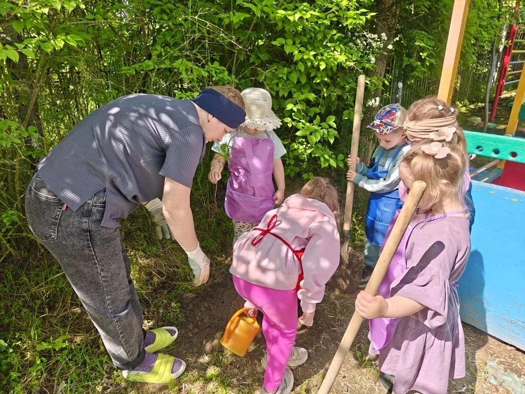 🌿Воспитанники средней группы "Воробушки" приняли участие в экологической акции: «Цвету...