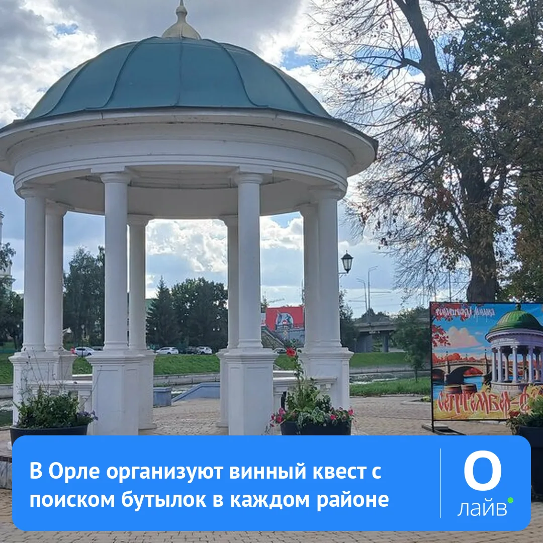 🍷 В Орле организуют винный квест с поиском бутылок в каждом районе

В Орле с 27 по 30 июля пройдет 