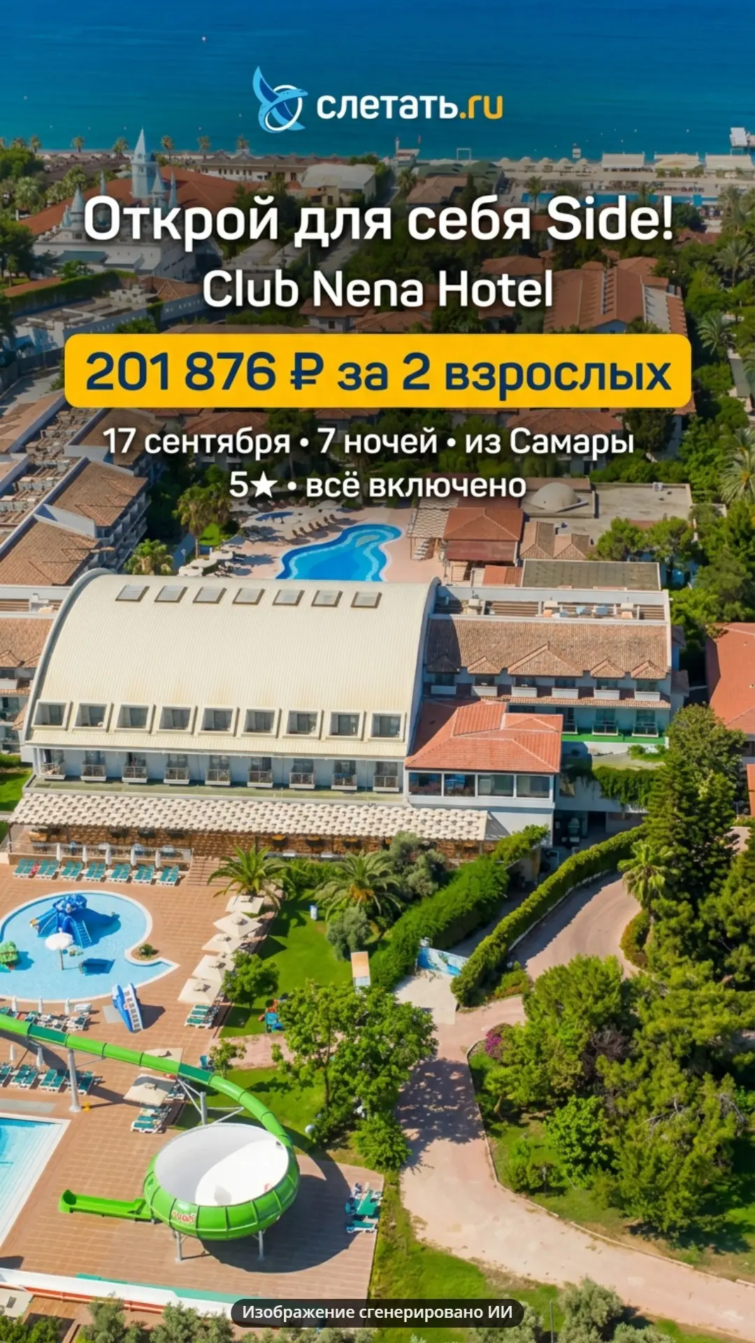 🍂 Готовы продлить лето? ☀️ Отправляемся в солнечную Турцию! 🇹🇷