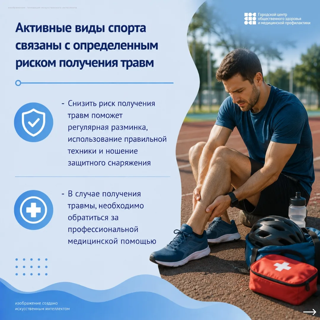 🚩 Спорт — это здорово, но осторожно!