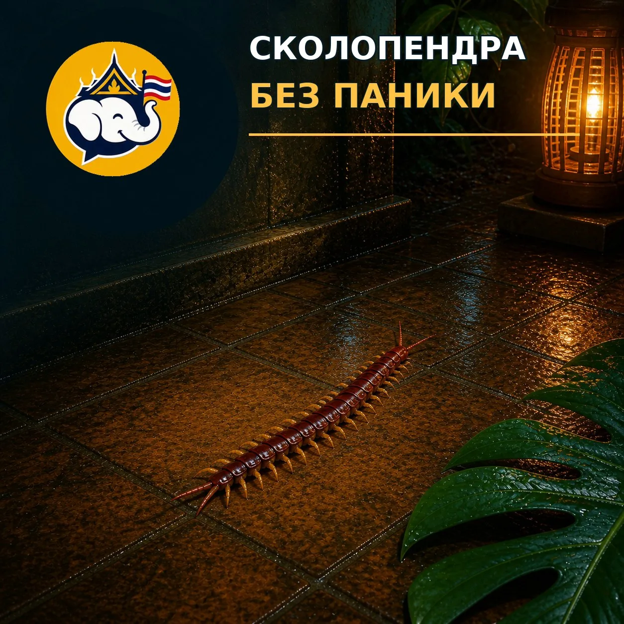 🇹🇭 Сколопендра в Таиланде: стоит ли бояться?