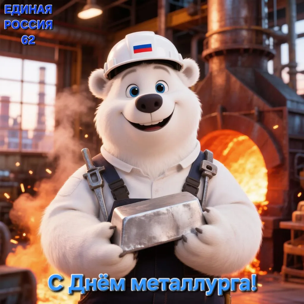 Огонь в сердце, сила в руках! Поздравляю всех причастных с Днём металлурга! ⚡️🛠️
