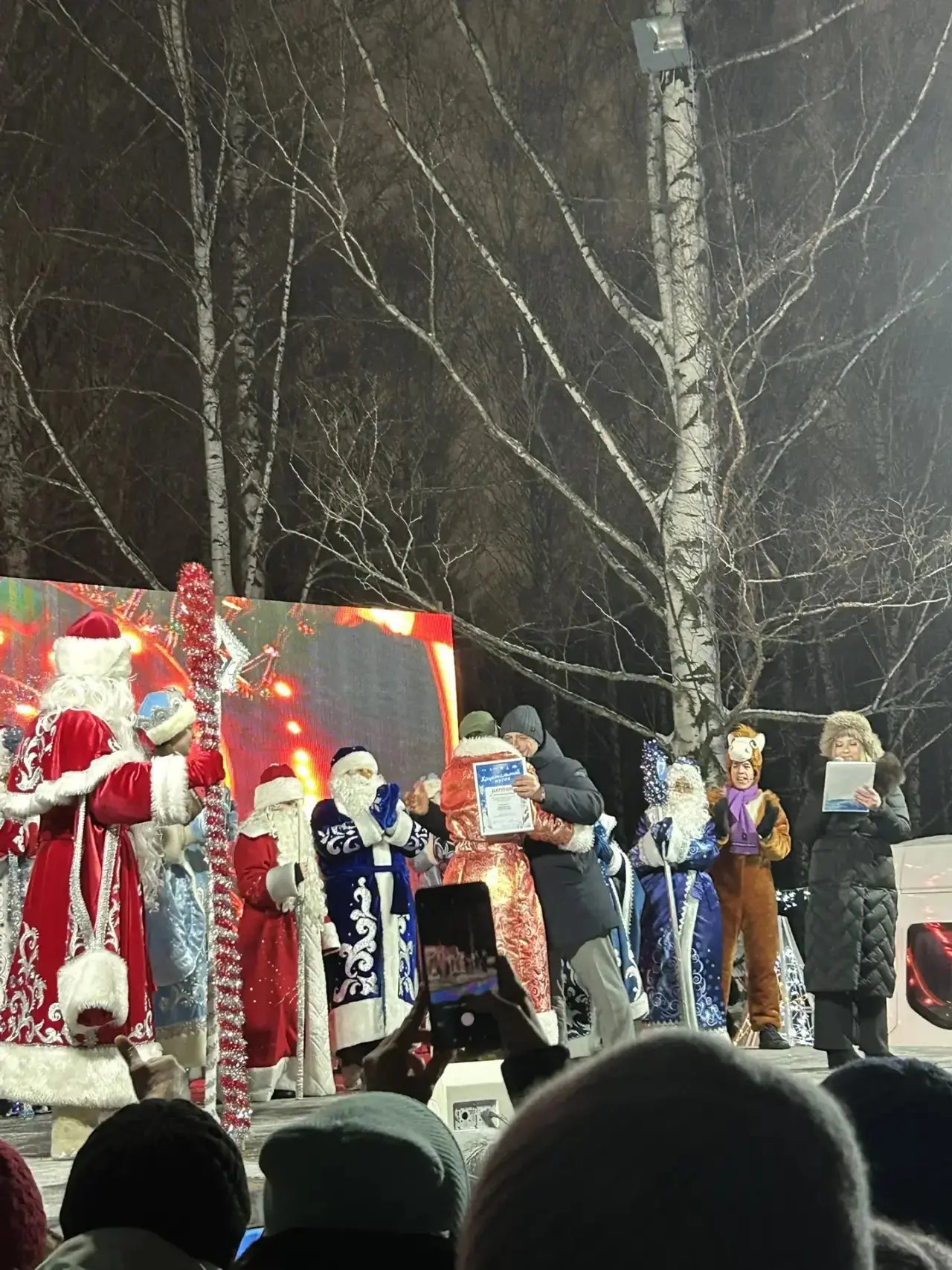 19 декабря в нашем городе прошел фестиваль -конкурс Дедов Морозов и Снегурочек «Хрустал...