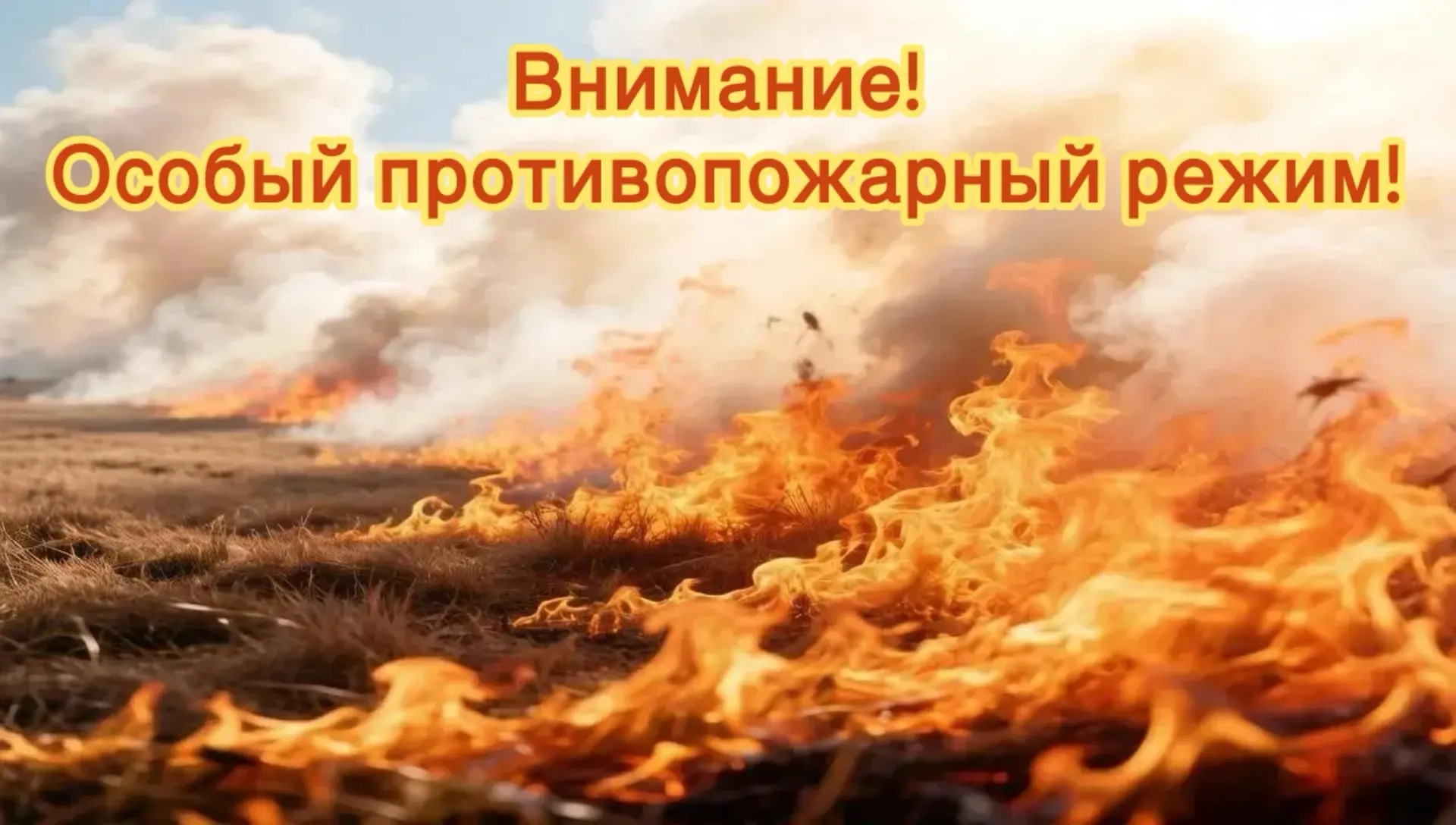 Друзья, важная информация: с 1 мая на территории округа стартует особый противопожарный...