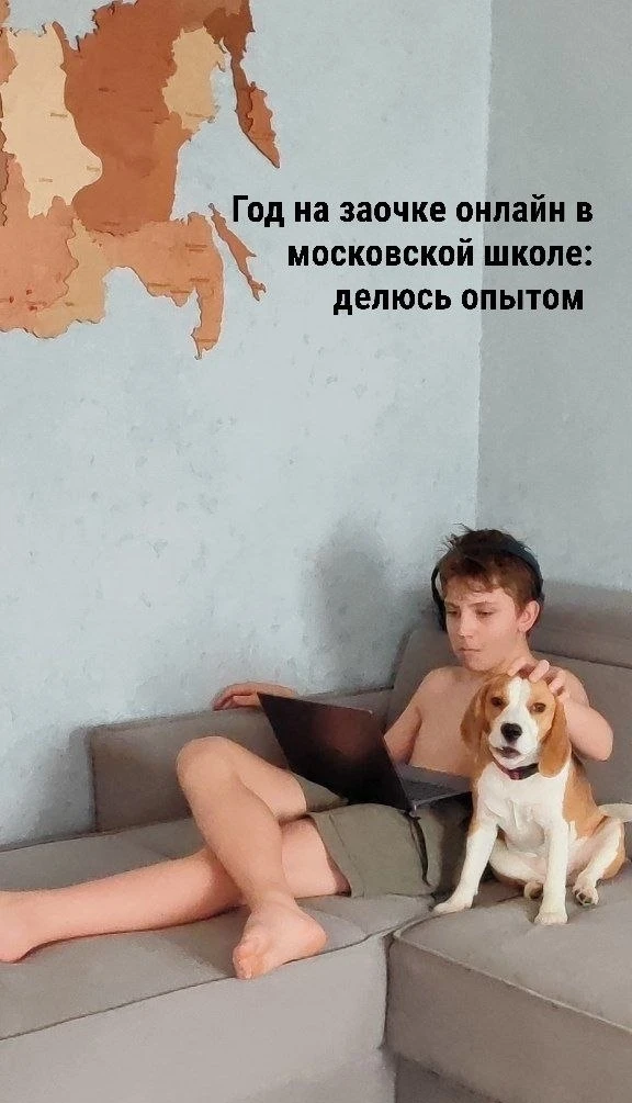 Заочный формат школы в 7м классе - такой вариант мы выбрали год назад.