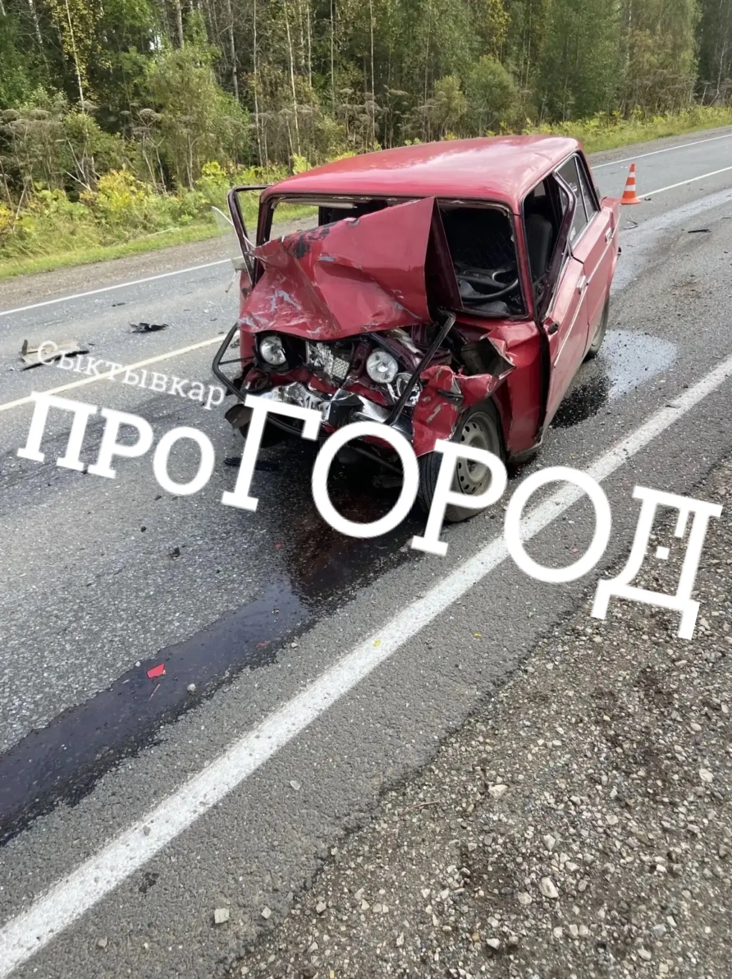 😱 18-летний водитель погиб в страшном ДТП под Сыктывкаром