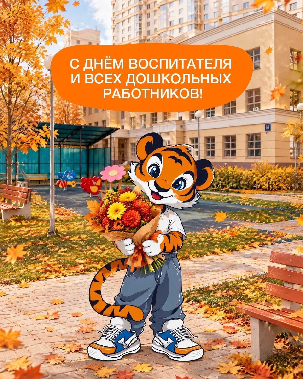 С Днём воспитателя и всех дошкольных работников! 🧡