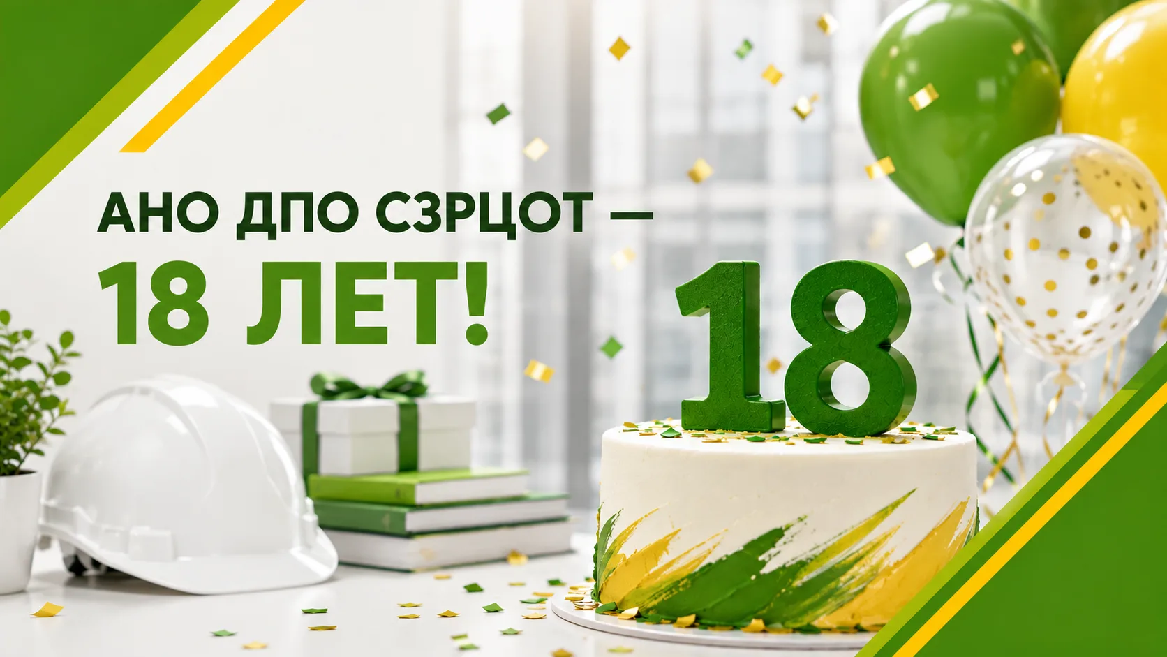 🎉 АНО ДПО СЗРЦОТ — 18 лет!
