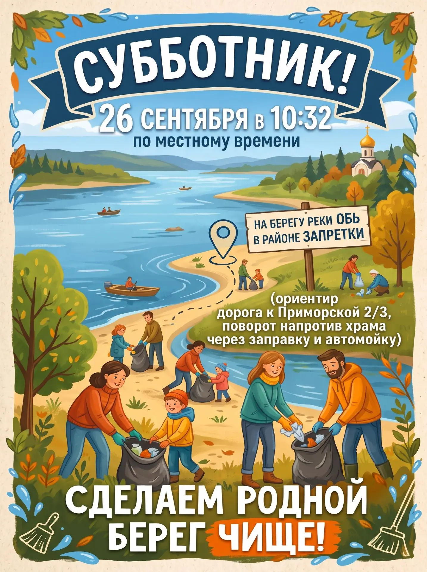 СУББОТНИК НА ОБИ