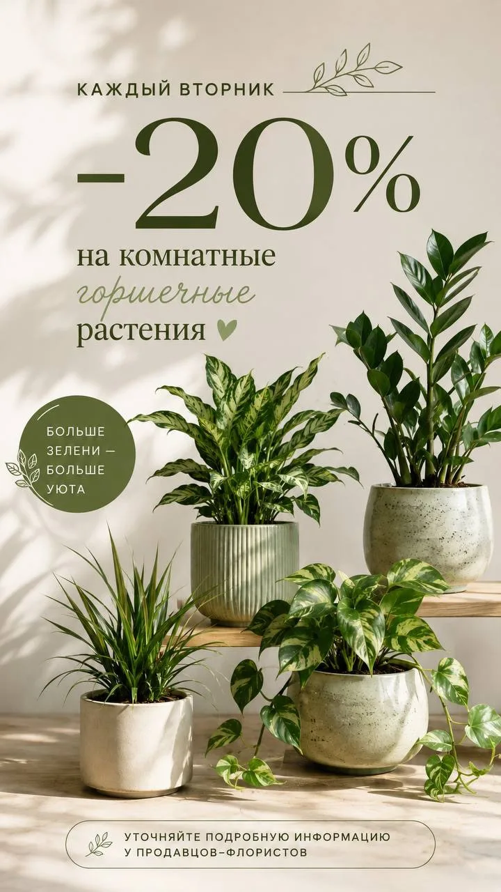 🪴 Выгодный вторник