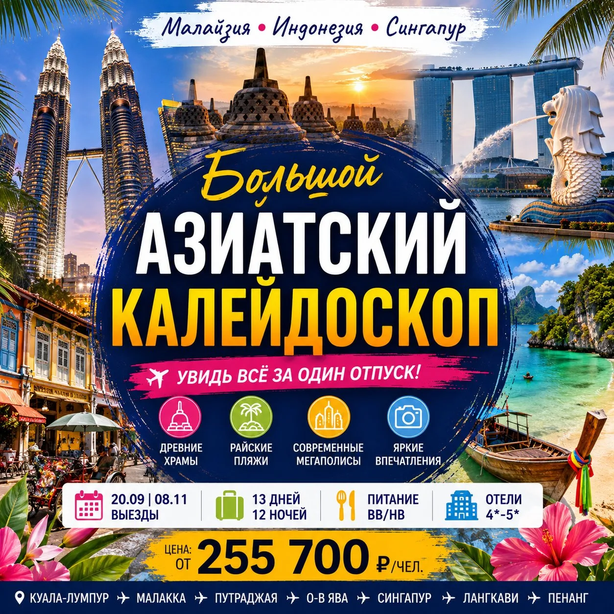 🌏 Большой азиатский калейдоскоп
