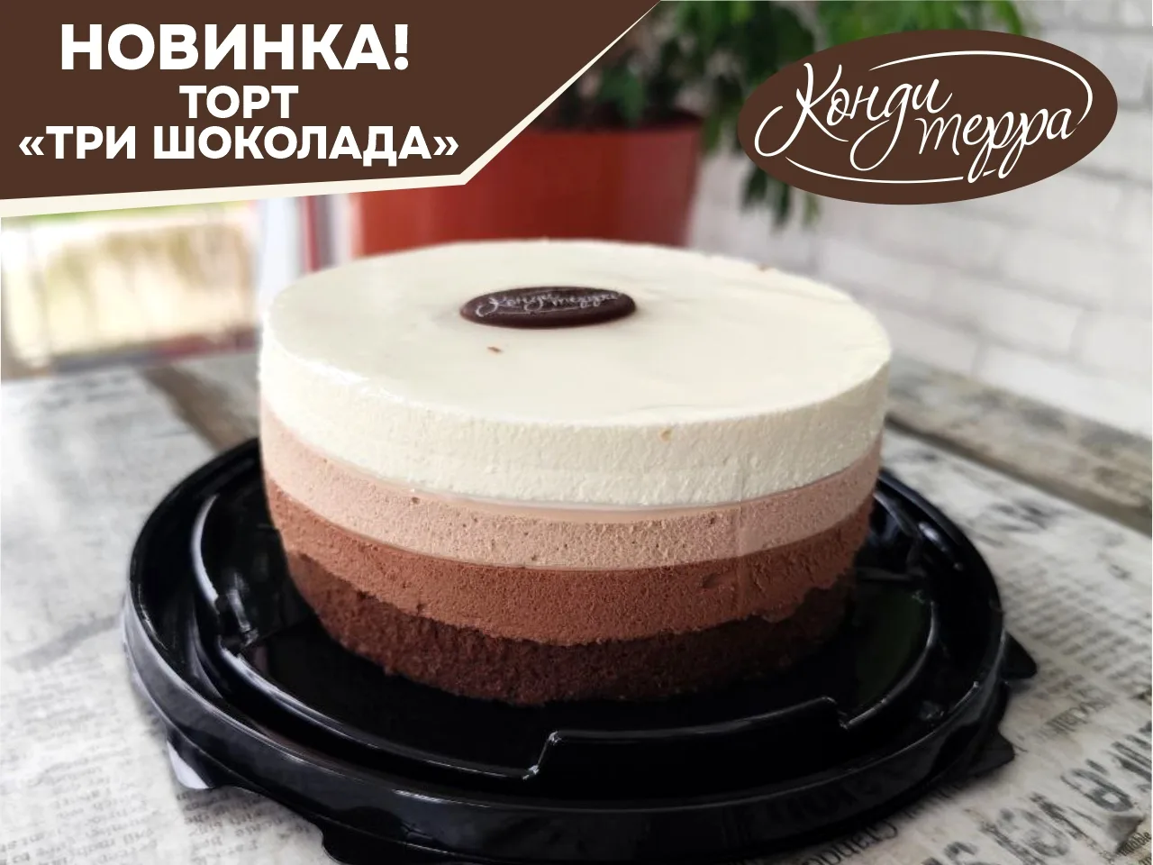 🍰 Новинка от «КондиТерра», которая станет вашим фаворитом — торт "Три Шоколада"!

🎂 Встречайте тор
