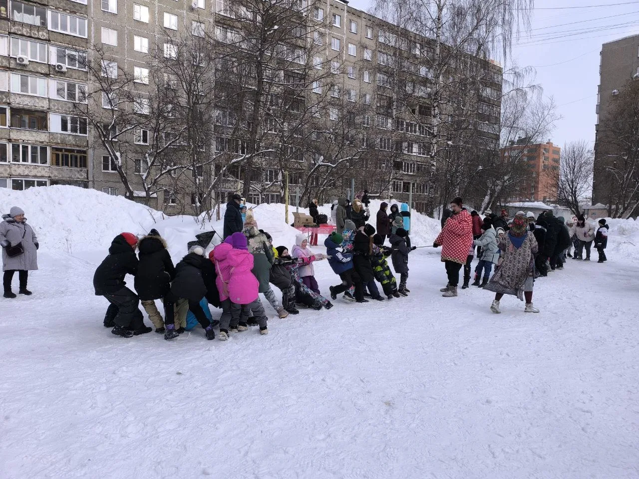 На улице Фруктовая прошёл весёлый праздник Масленицы! 🎉 Домоуправляющая компания Нижегородского райо