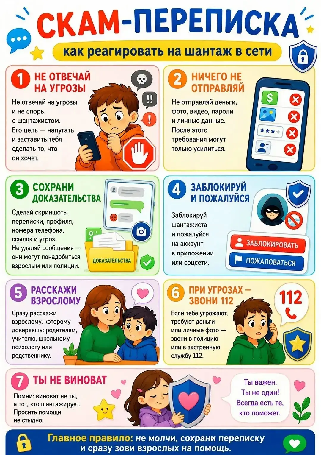‼️Продолжаем говорить о безопасности!