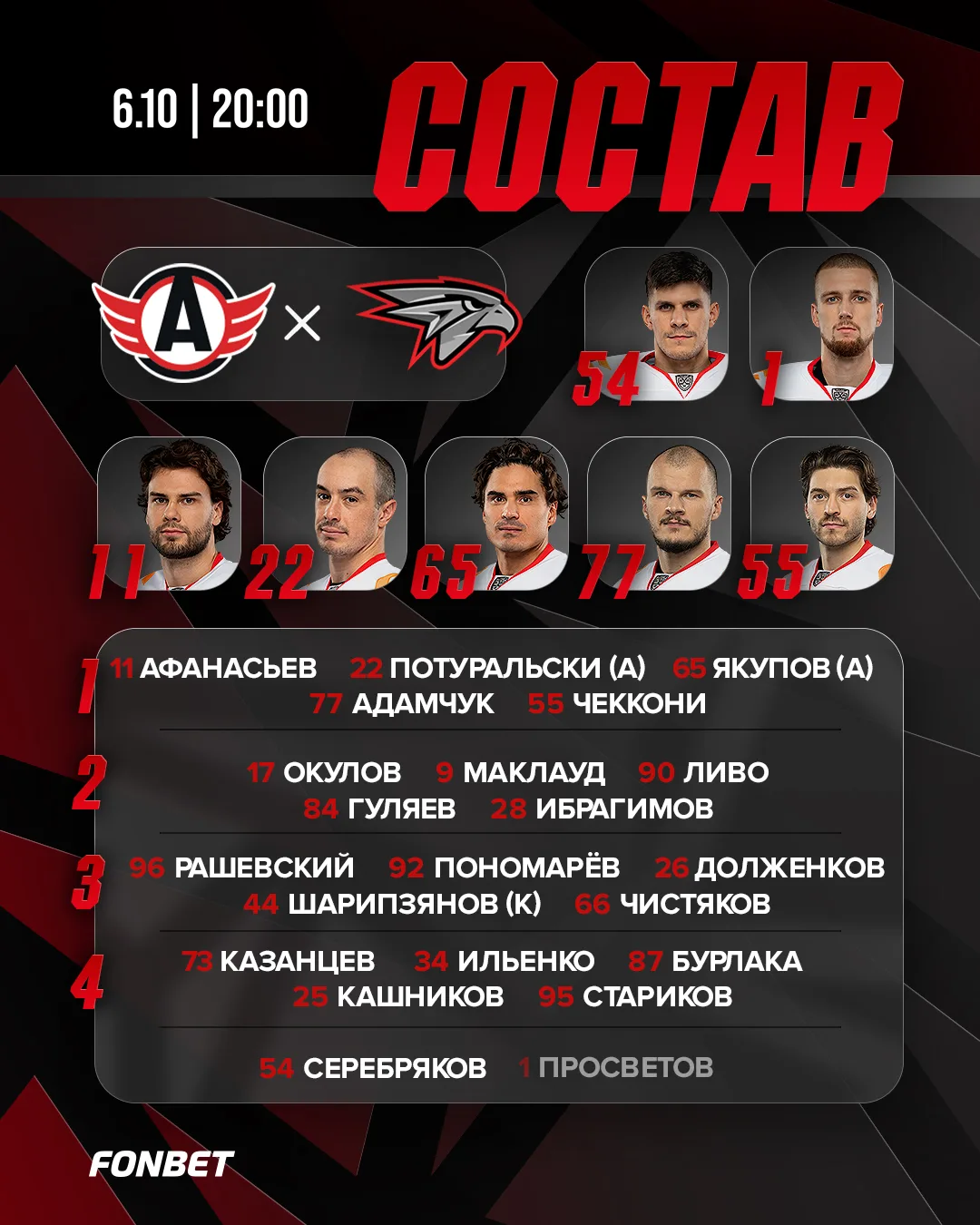 Посмотрите, кто вернулся в состав на матч с «Автомобилистом» 😍