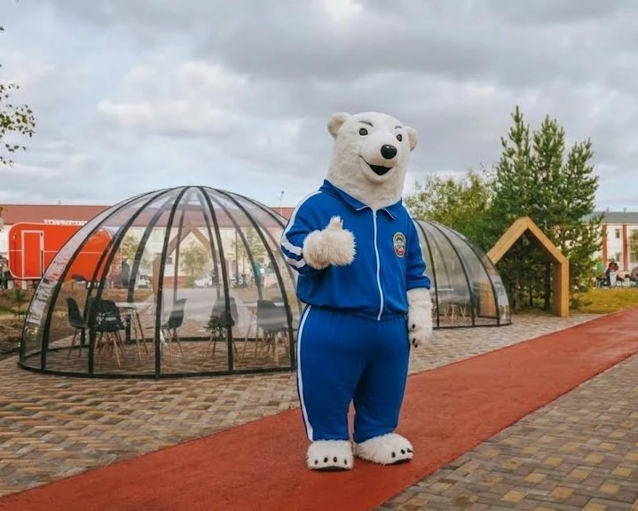 🐻 Жители Губкинского определяют имя для талисмана центра единоборств «Северный характе...
