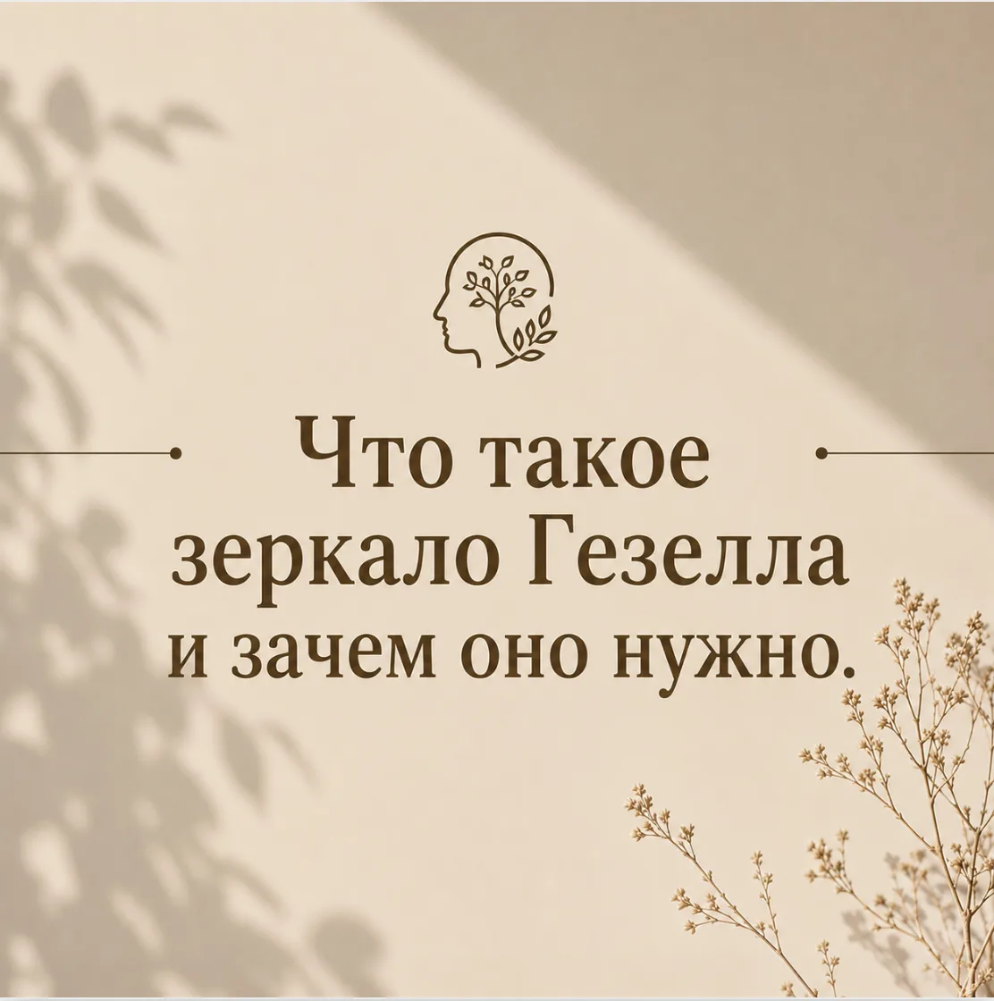 Что такое зеркало Гезелла и зачем оно нужно.

Зеркало Гезелла — это специальное профессиональное обо