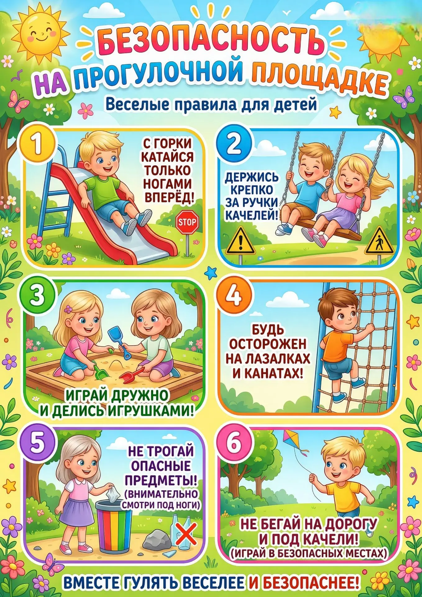 Качели, горки, карусели — это море радости для детей. Но даже самая современная площадка может стать