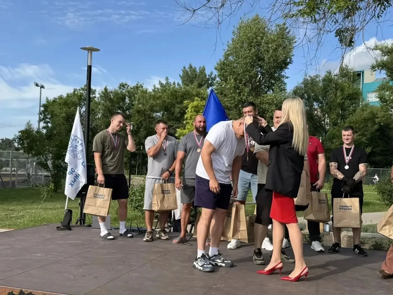 🌊24 июля в Железнодорожном округе Курска состоялось спортивно-патриотическое мероприятие «Морской р