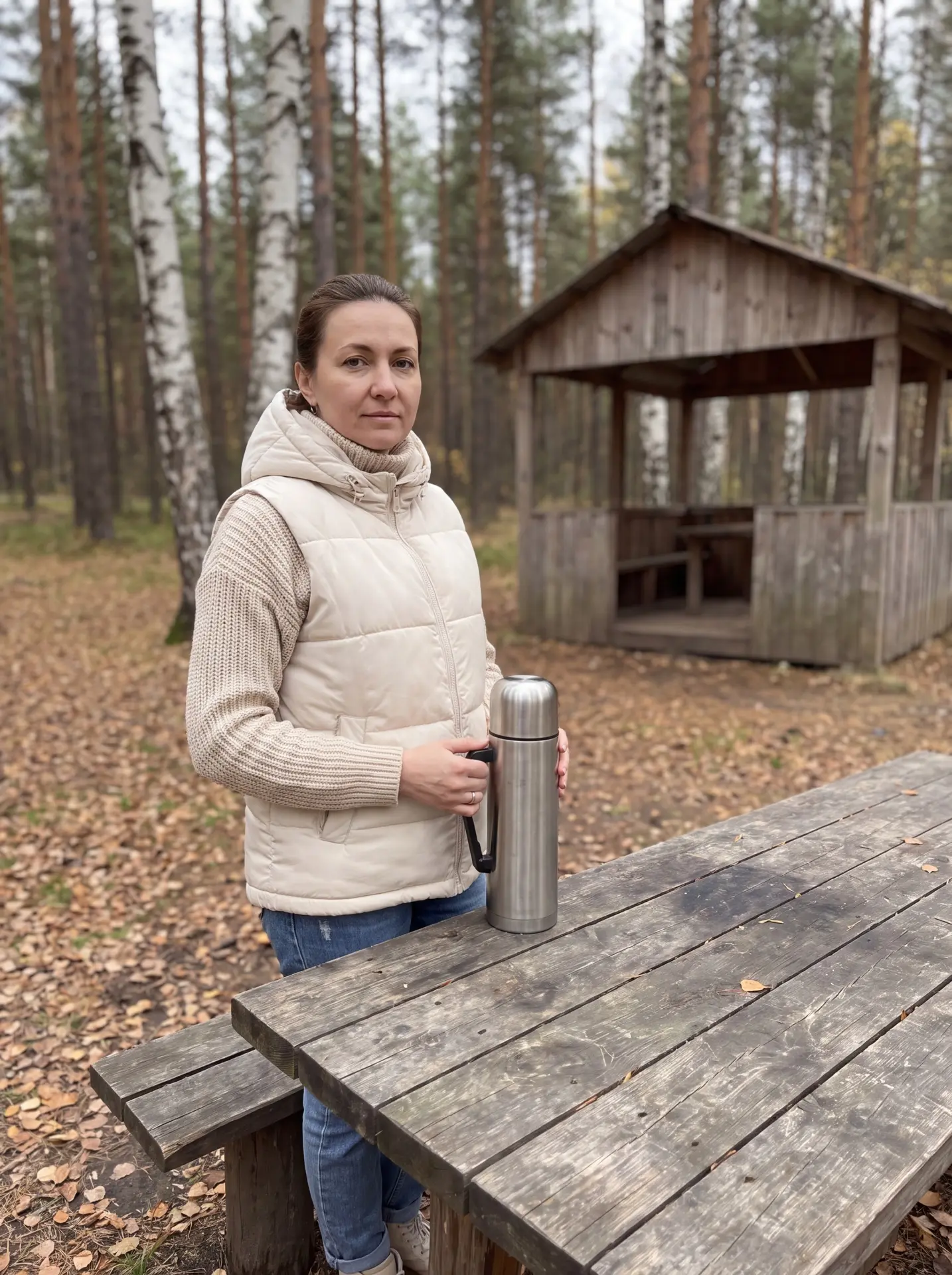 У всех в ленте «муж привёз на базу отдыха», а я сама себе термос налила и пошла в парк....