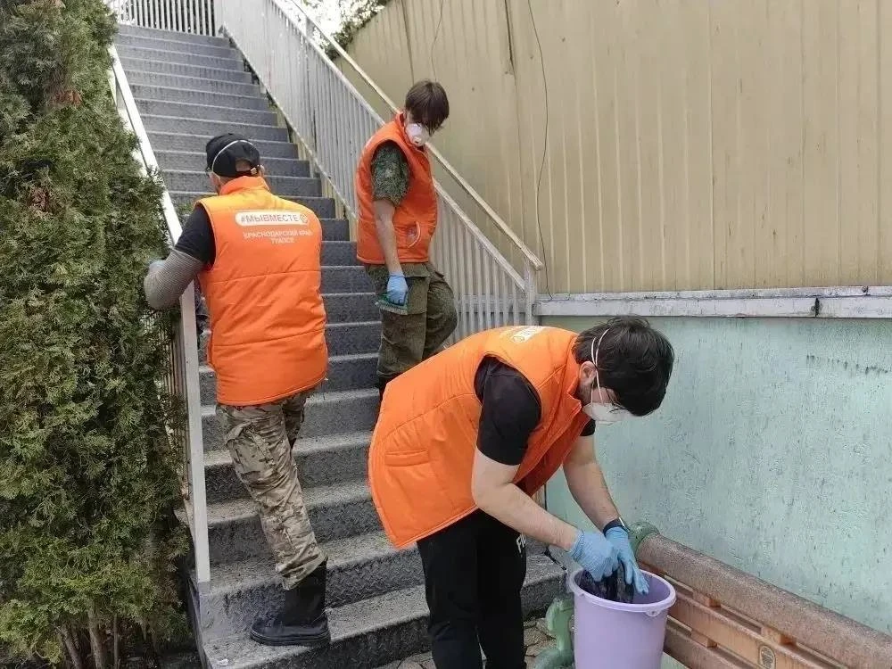 В Туапсе продолжает работу волонтёрский штаб #МЫВМЕСТЕ  28 апреля губернатор Краснодарского края Вен