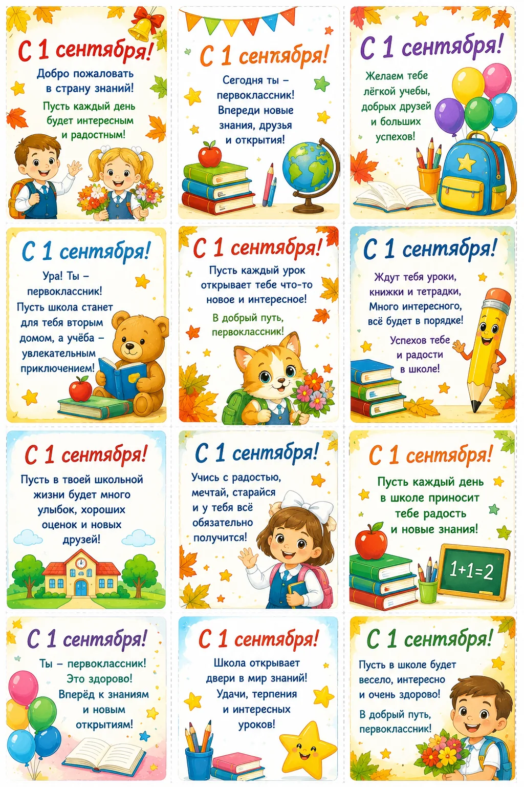 А здесь есть мини- открытки. ❤