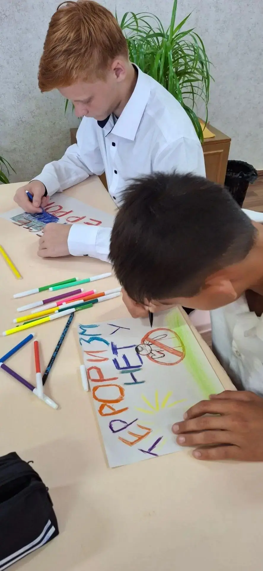 Детские рисунки против большой беды ✏️☀️