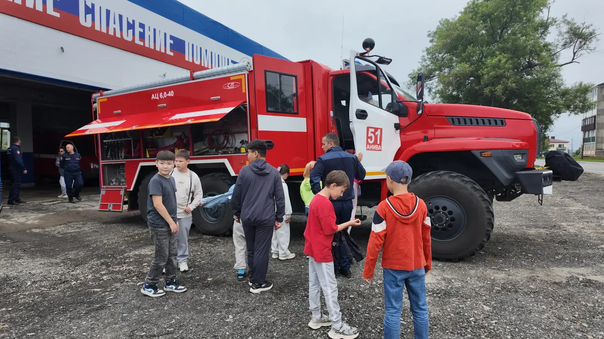 🚒 Огненное утро «Орлят»!