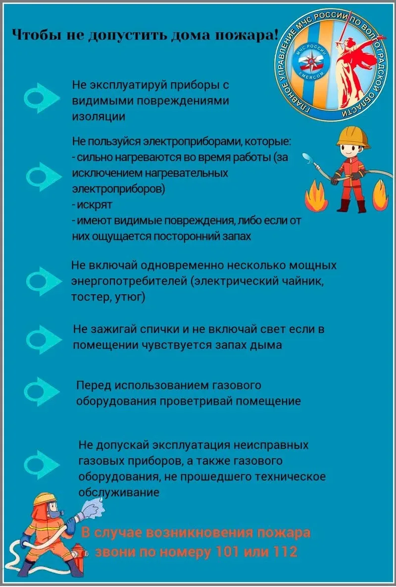🔥Правила пожарной безопасности🔥