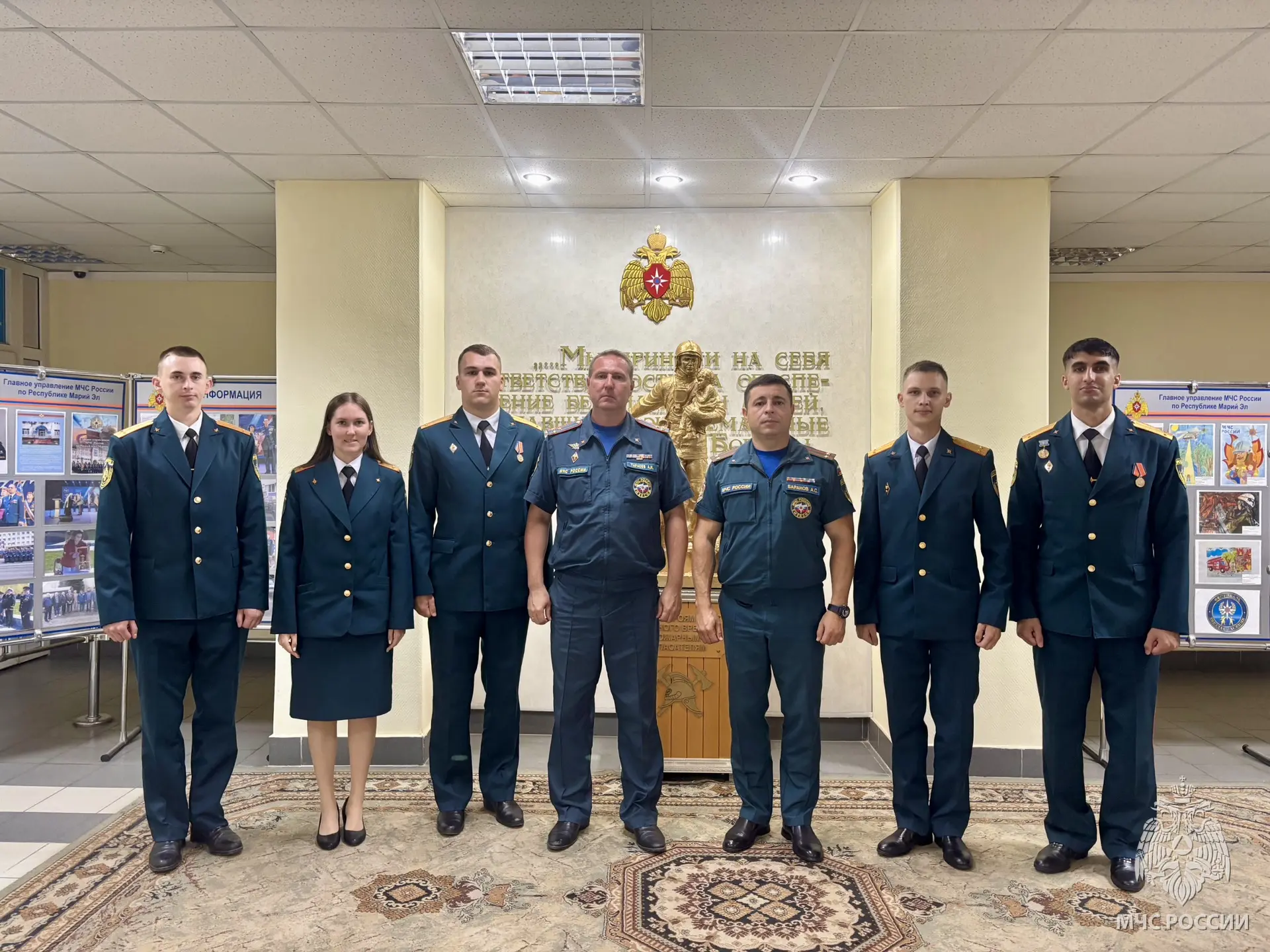 ✅ Молодое поколение в рядах МЧС России

🔹 В личном составе спасательного ведомства пополнение – 5 л