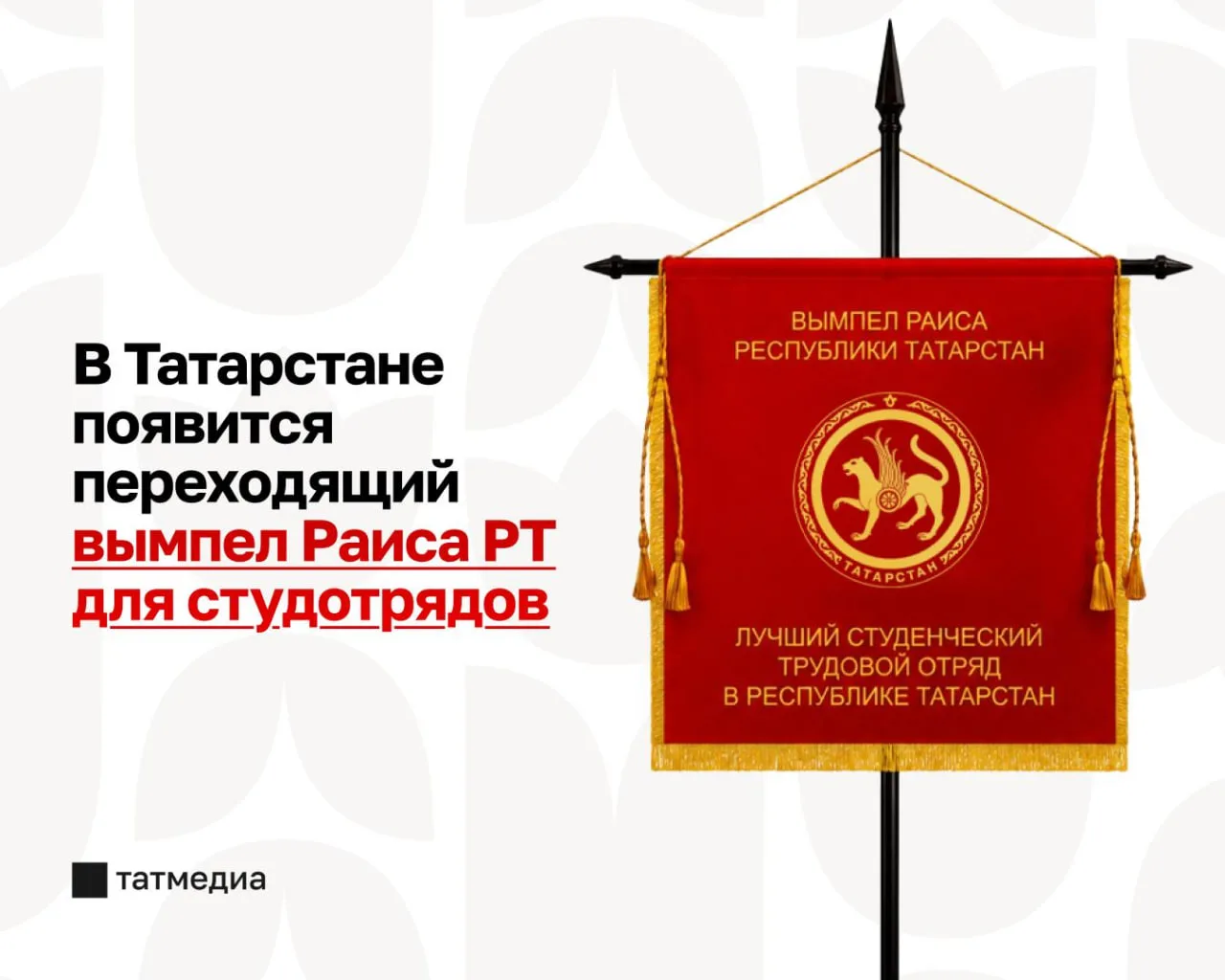 🇷🇺🙋🏻‍♂️В Татарстане учредили новую награду для студенческих отрядов